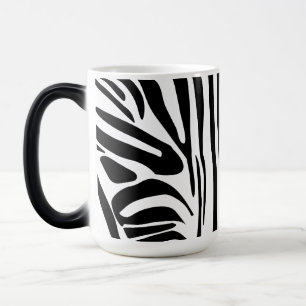 Zebra pattern magic mug