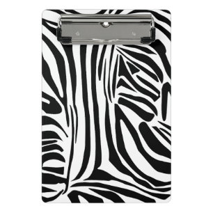 Zebra pattern mini clipboard