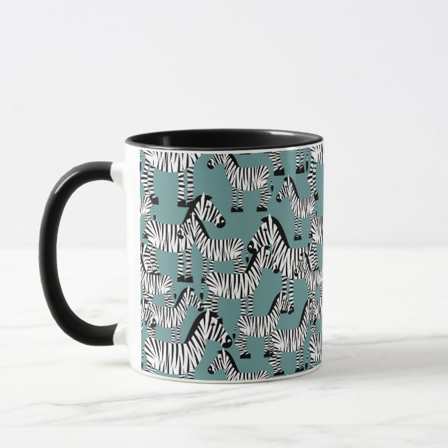 Zebra Pattern Mug (Left)