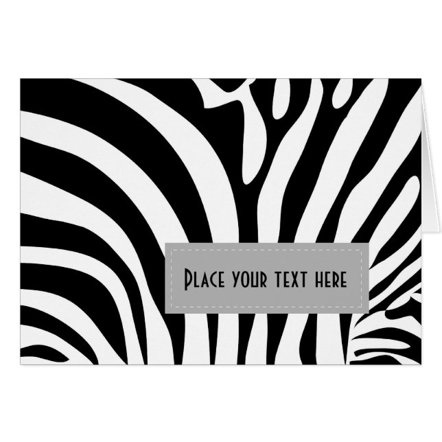 Zebra pattern multiple items (Front Horizontal)