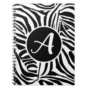 Zebra Pattern Notebook