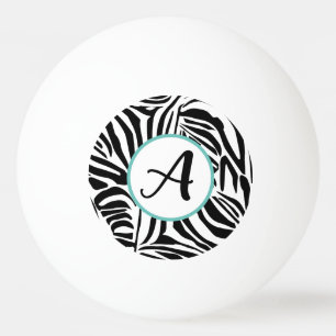 Zebra Pattern Ping Pong Ball