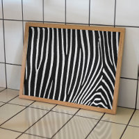 Zebra Pattern Poster for furniture decoupage paper