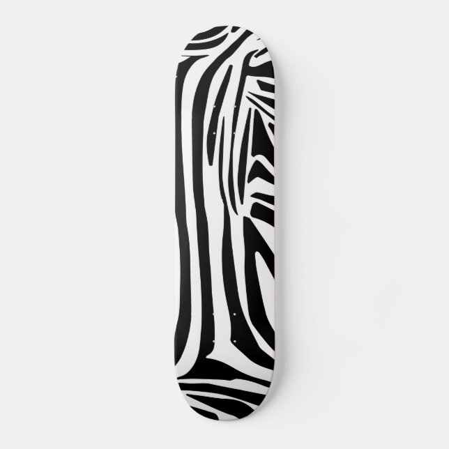 Zebra pattern skateboard (Front)