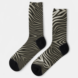 Zebra Pattern Socks