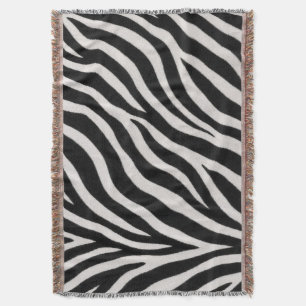 Zebra Pattern Stylish Cosy Living Room Throw Blanket