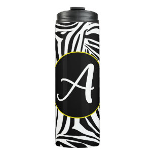 Zebra Pattern Thermal Tumbler