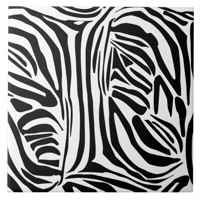 Zebra pattern tile (Front)