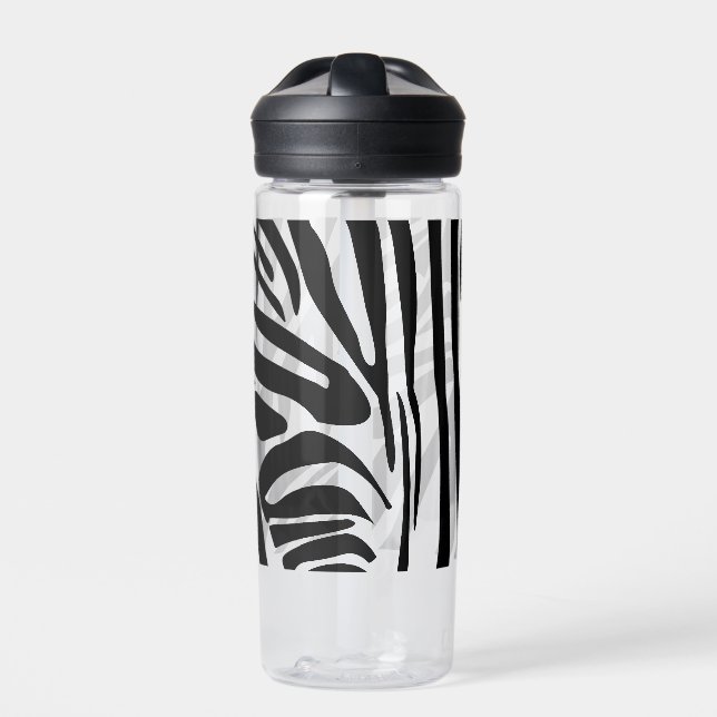 Zebra pattern water bottle (Front)