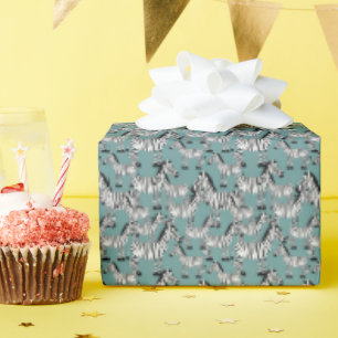 Zebra Pattern Wrapping Paper