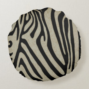 Zebra Pillow by Leslie Harlow