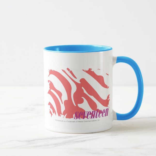 Zebra Pink 4 Mug (Right)