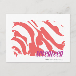 Zebra Pink 4 Postcard