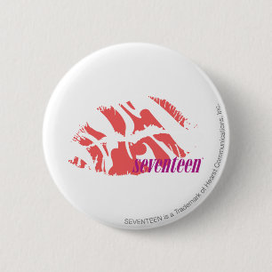 Zebra Pink 6 Cm Round Badge