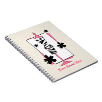 Zebra & Pink Dress Form Mannequin Notebook