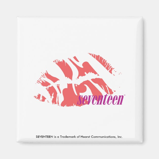 Zebra Pink Magnet (Front)