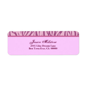 Zebra Pink Stripe