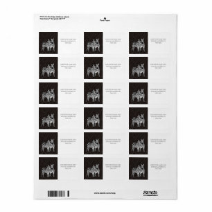 Zebra Play Label