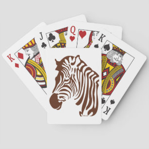 Zebra Playing Cards