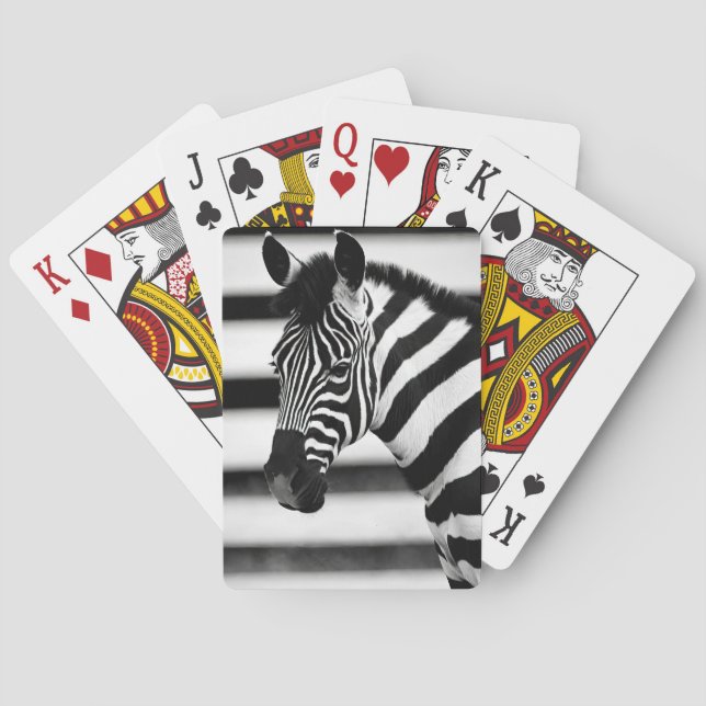 Zebra Playing Cards (Back)