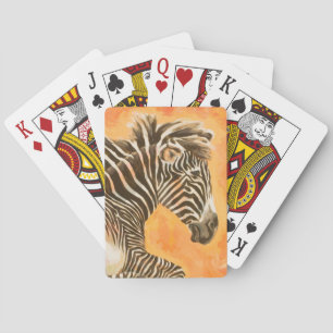 Zebra Playing Cards