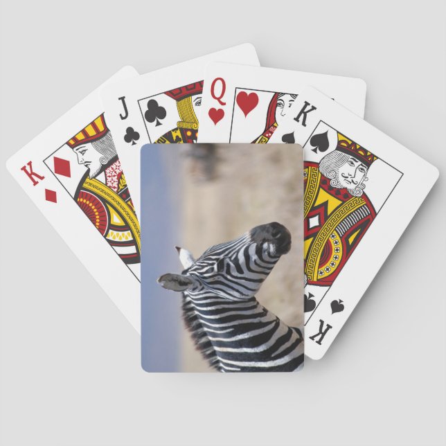 Zebra Playing Cards (Back)