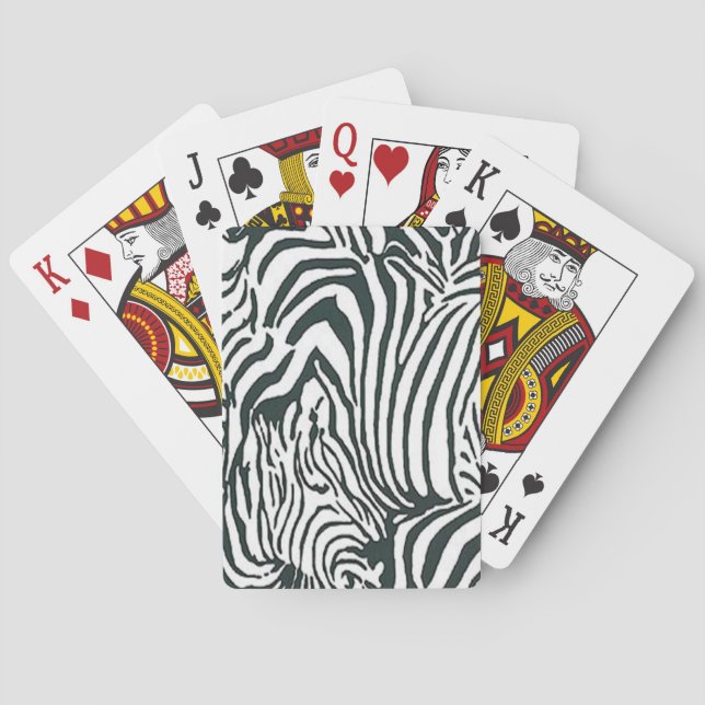 Zebra Playing Cards (Back)