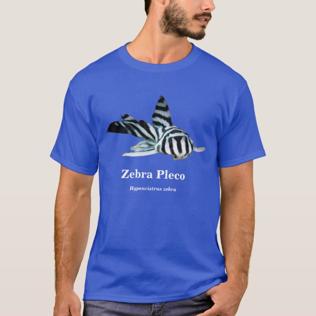 Zebra Pleco T-Shirt (Front)