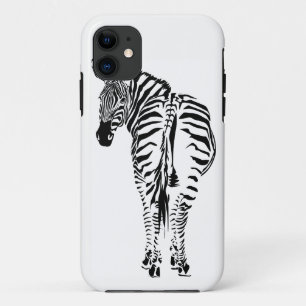 Zebra Portrait  Iphone case