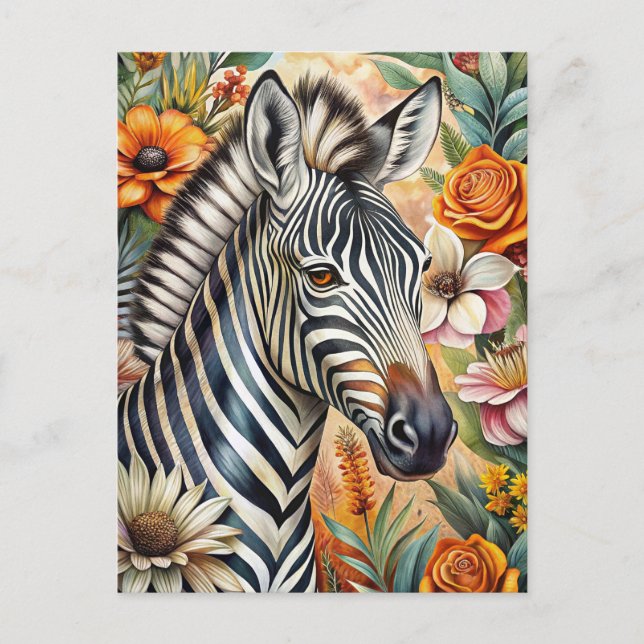 Zebra Postcard (Front)