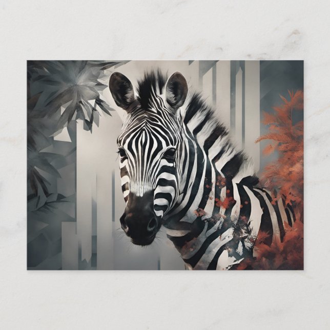 Zebra Postcard (Front)