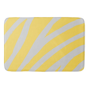 Zebra Print Bath Mat