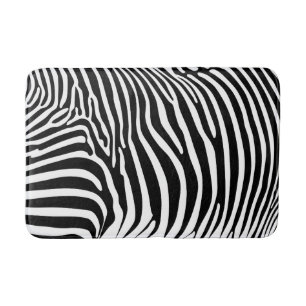 Zebra Print  Bath Mat