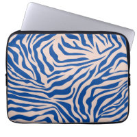 Zebra Print Blue Zebra Stripes Animal Print