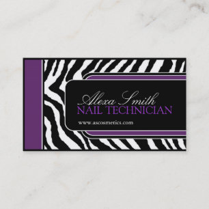 Zebra Print  Business Card