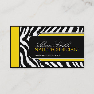 Zebra Print  Business Card