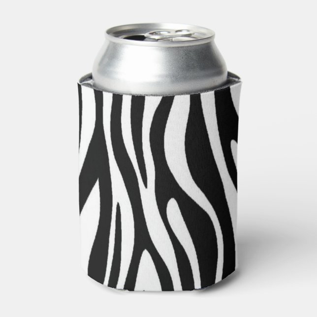 Zebra Print Can Cooler (Can Front)