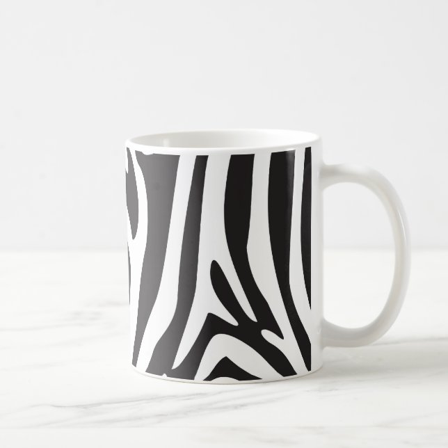 Zebra Print Coffee Mug (Right)
