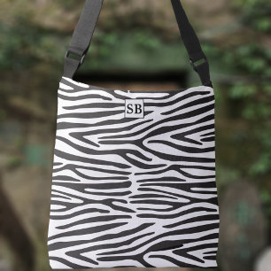 Zebra Print Crossbody Bag