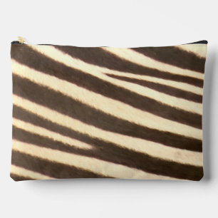 Zebra Print Cut Sew Small Accessory Pouch