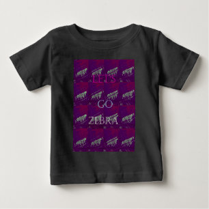 Zebra Print Décor: A Fun Design Baby T-Shirt