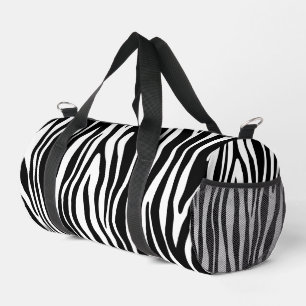 Zebra Print Duffle Bag