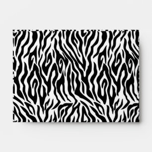 Zebra Print Envelope A6