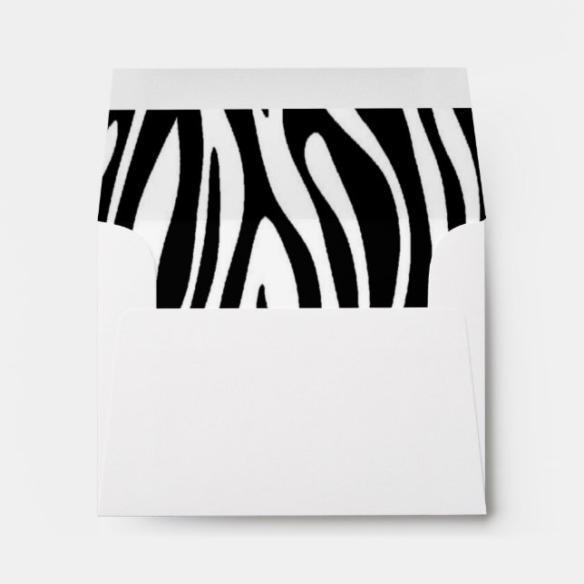 Zebra Print Envelopes (Back (Bottom))