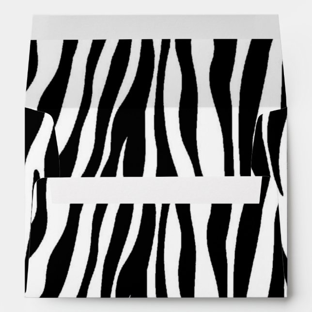 Zebra Print Envelopes (Back (Bottom))