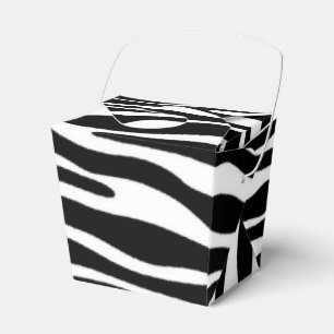 Zebra Print Favour Box