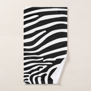 Zebra Print  Hand Towel