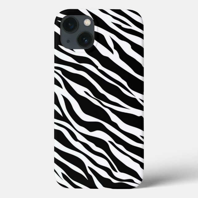 Zebra Print iPad Case (Back)