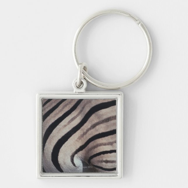 Zebra print key ring (Front)