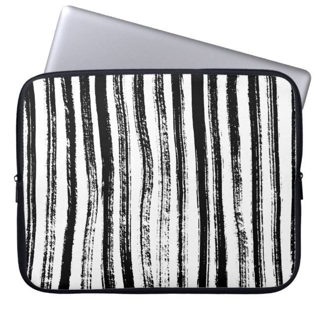 Zebra print laptop sleeve (Front)